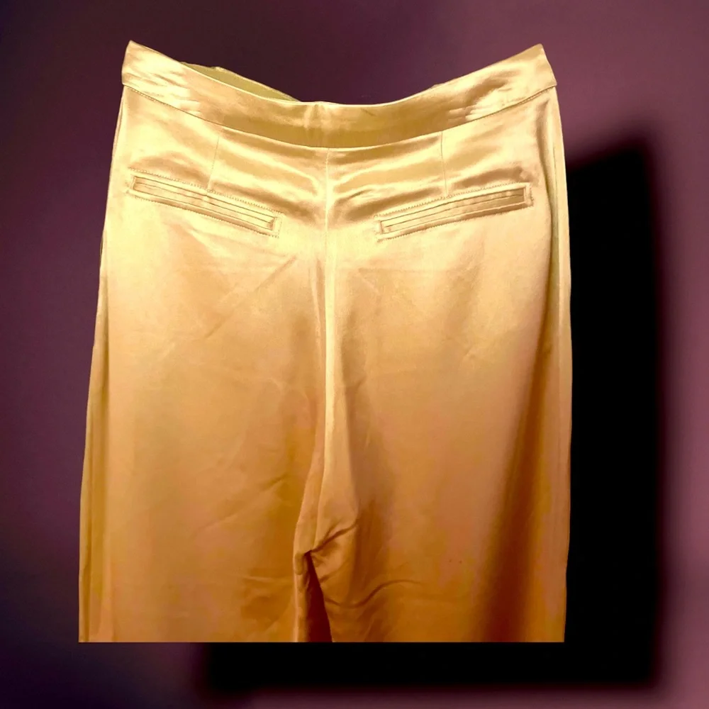 Malene Birger 2023 UNISEX NWOT silken acetate wide leg slacks. 100% authentic - Picture 4 of 7